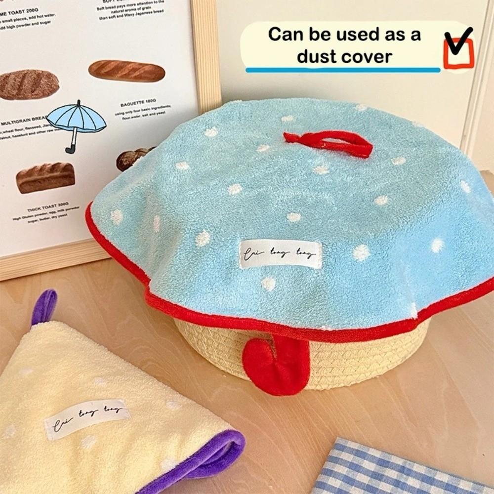 2PCS/SET Thickened Mini Umbrella-shaped Towel Quick-drying Coral Fleece Towel  Bathroom