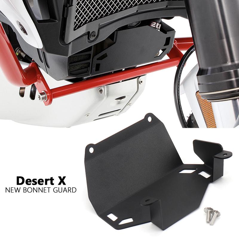 New Motorcycle Accessories Metal Black Engine Cylinder Protection Guard Grille Valve Cover For DUCATI DESERT X DesertX Desert X