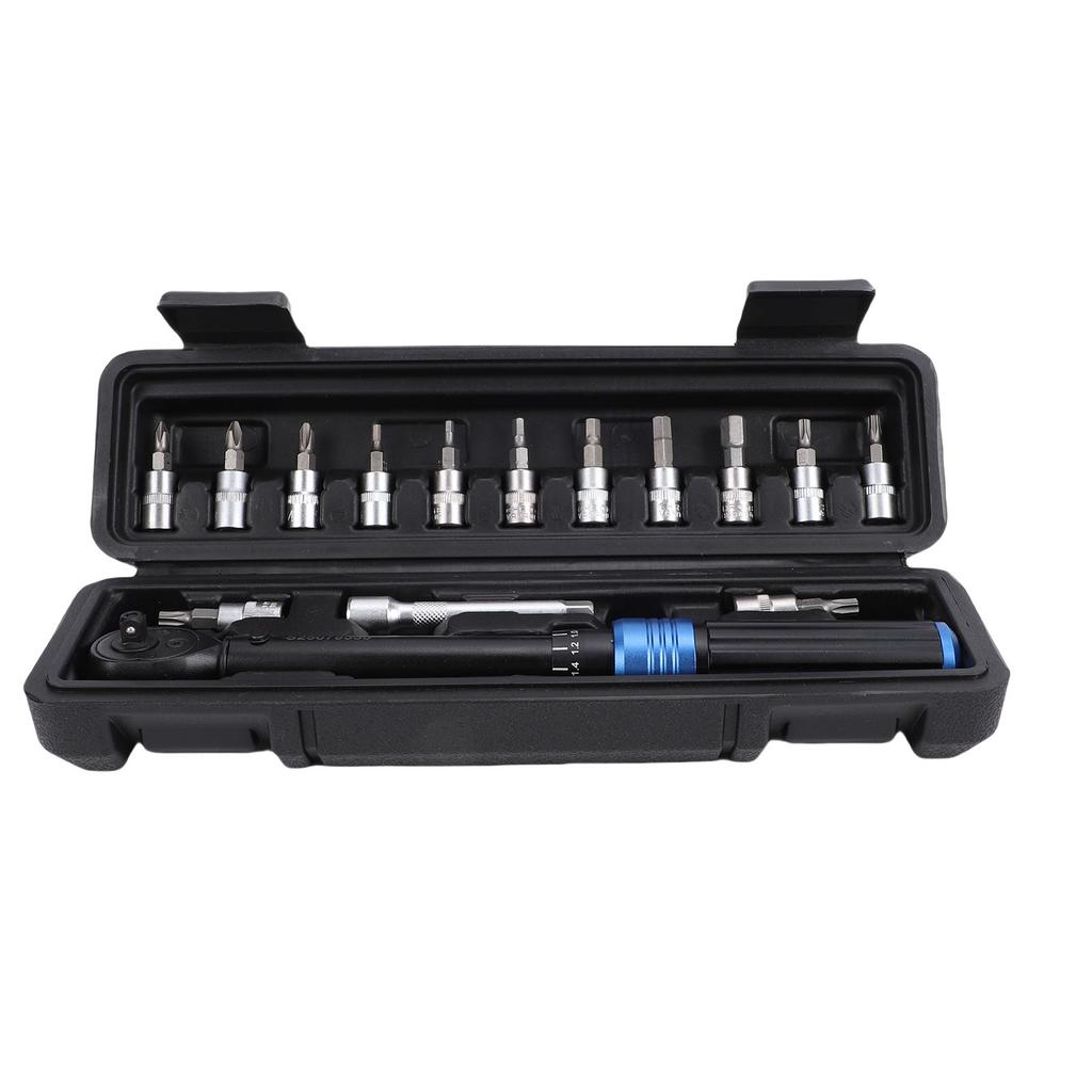 Bike Torsion Wrench 1 4 Inch Dual Direction Adjustable Ratchet Torsion Wrench Set 2 24 Nm Bike Professional Tool Kit