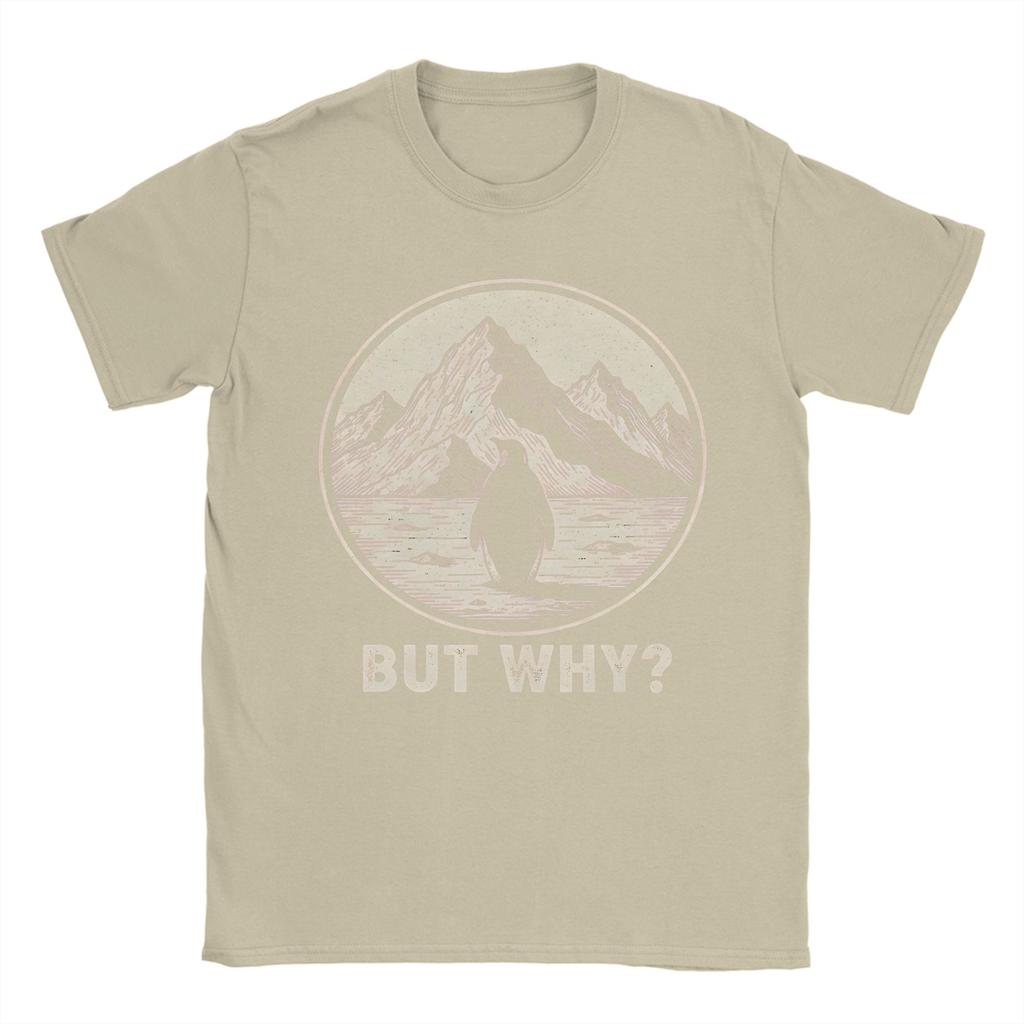 Nihilist Penguin But Why Retro T Shirt Summer Hip Hop T Shirts Mens Cotton O Neck Oversized Clothes Short Sleeve Funny Tshirt