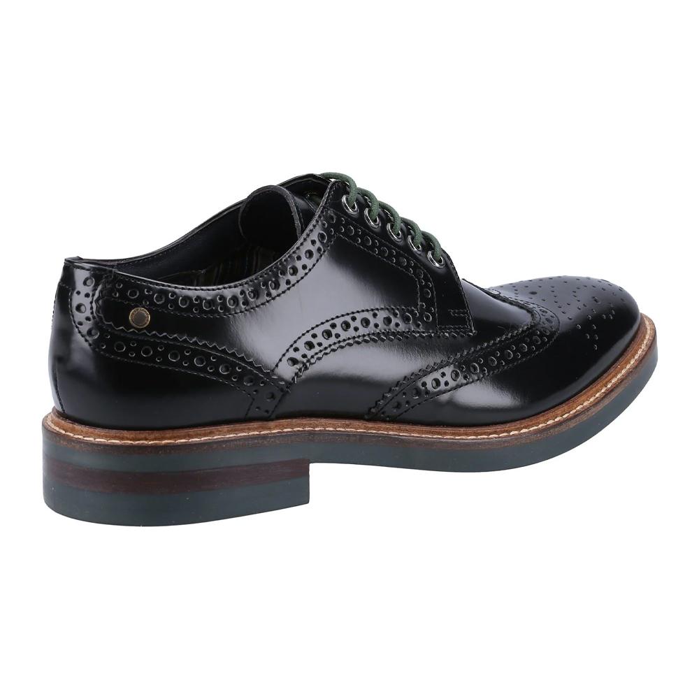 BASE LONDON Herren Woburn Excel Leder-Brogues