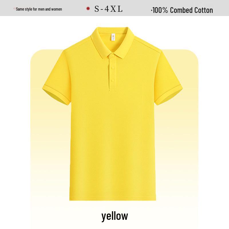 Premium Ice Silk Polo with Custom Logo - Summer Short Sleeve Workwear