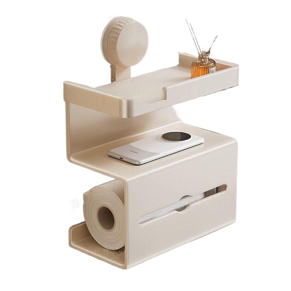 Strong Load-bearing Toilet Paper Storage Rack Wall Mounted Bathroom Tissue Dispenser Bathroom