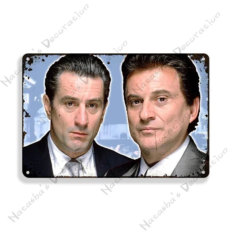 1990 American Movie Goodfellas Metal Tin Sign Vintage Metal Poster Home Bar Metal Signs Garage Metal Plate Retro Wall Decor