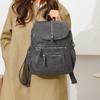 Large capacity backpack women's texture commuter backpack