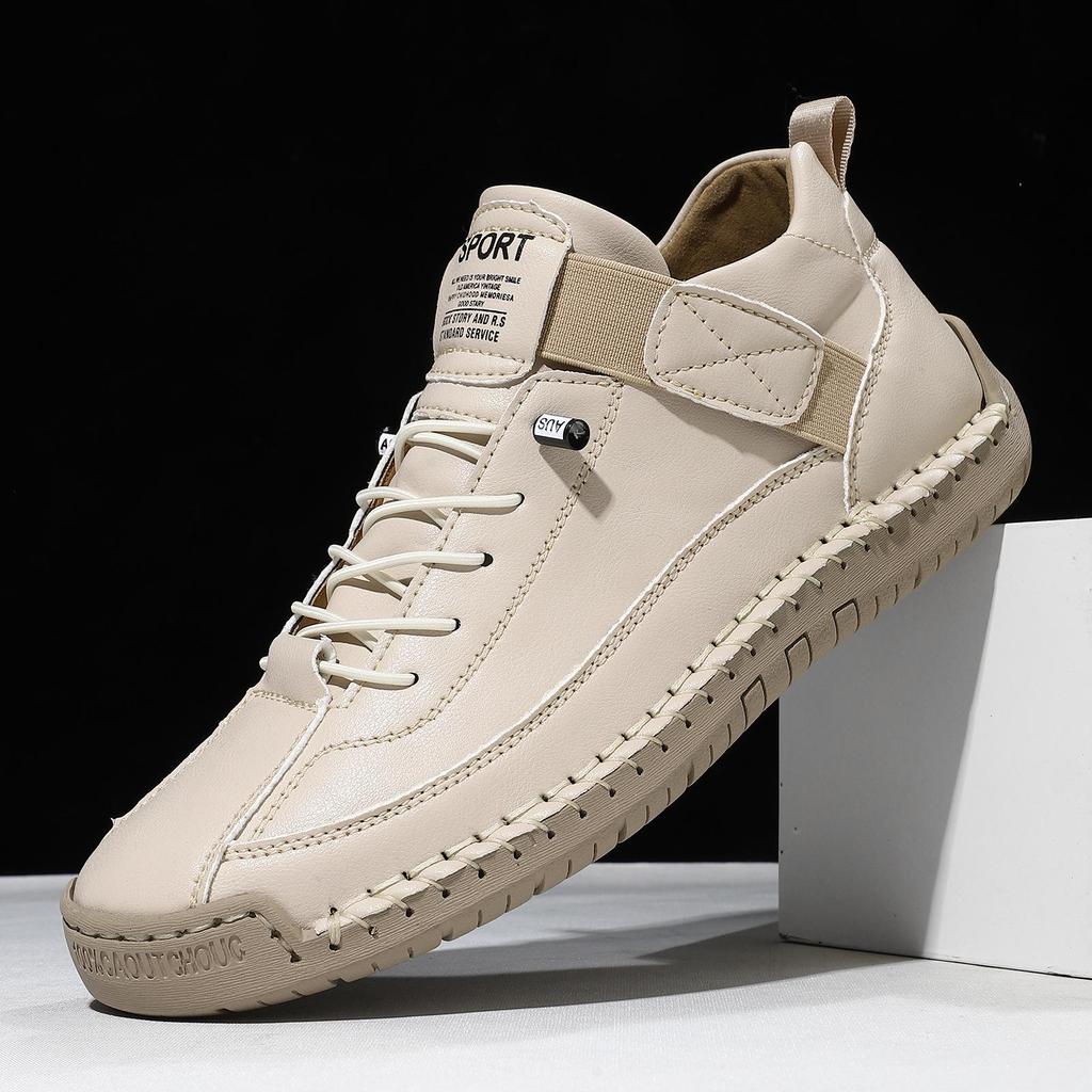 Women's Hand-stitched Soft Sole Flat Casual Shoes for Autumn and Winter