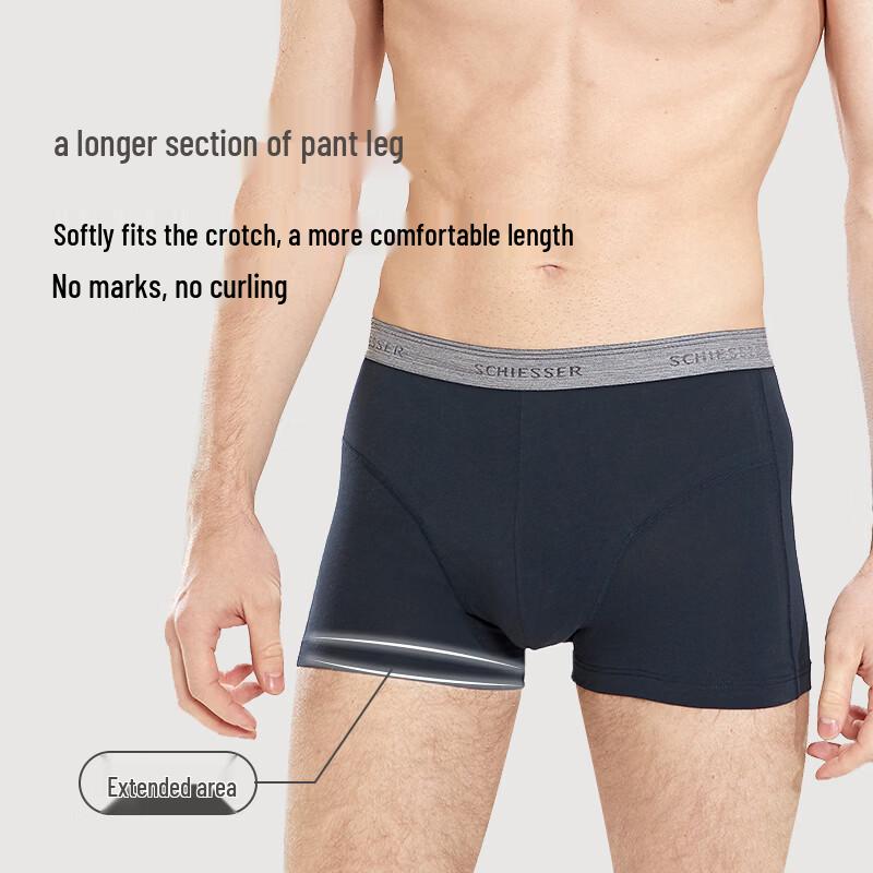 Shuya Shumei Men's Cotton Stretch Boxer Briefs (2-Pack)