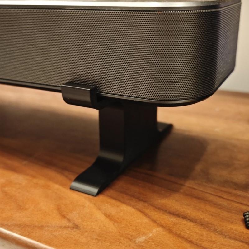 Desktop-Kunststoff-Soundbar-Halter Höhenverstellbarer Kunststoff-Soundbar-Ständer Für Lange Soundbars Zur Verbesserung der Akustik