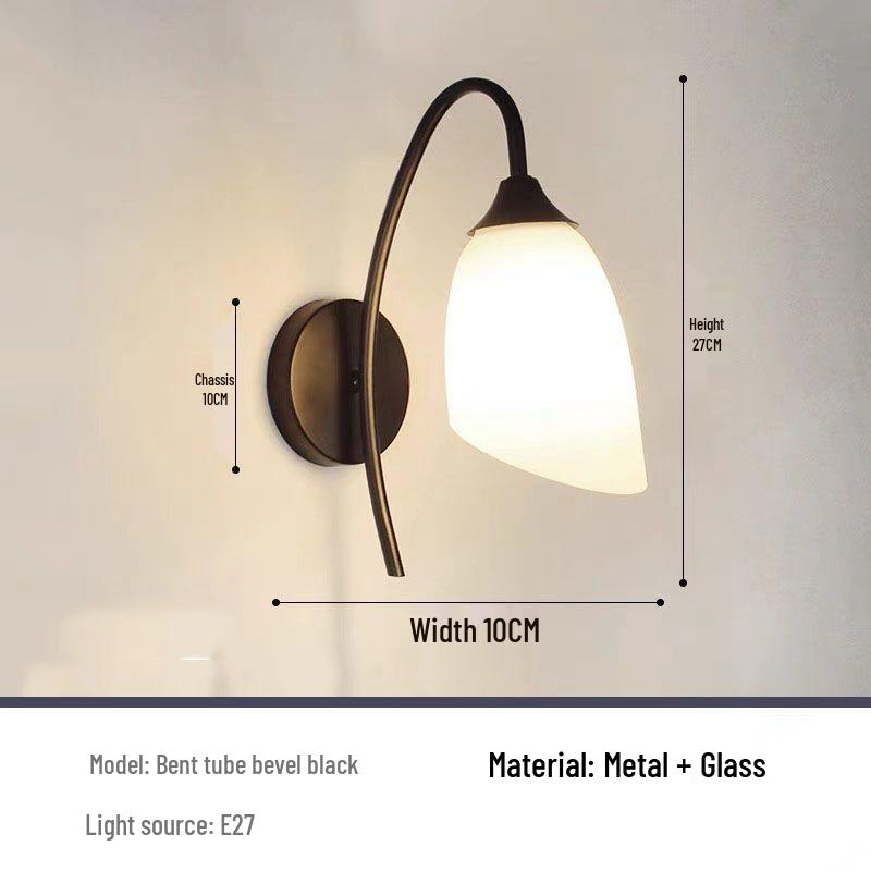 Modern Nordic LED Wall Lamp for Bedroom and Living Spaces