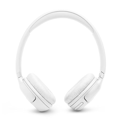 JBL TUNE530BT Wireless On-Ear Headphones Bluetooth 76H Playtime USB-C Charging Multi-Point White JBL App Compatible