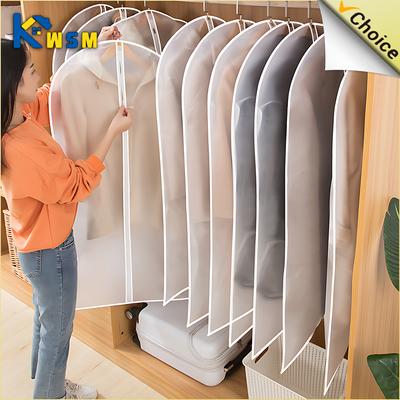 1/3/5/10 STÜCKE Waschbare Staubschutzhülle zum Aufhängen von Kleidung Hochzeitskleid-Abdeckung Anzugmantel-Aufbewahrungstasche Kleiderschrank Hängende Kleidungsorganisatoren