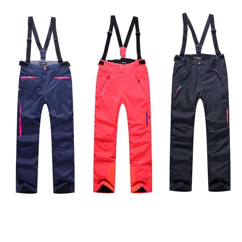 Phibee Womens Insulated Ski Pants With Inner Lining Waterproof Windproof Winter Outdoor Trousers Snowboarding Hiking