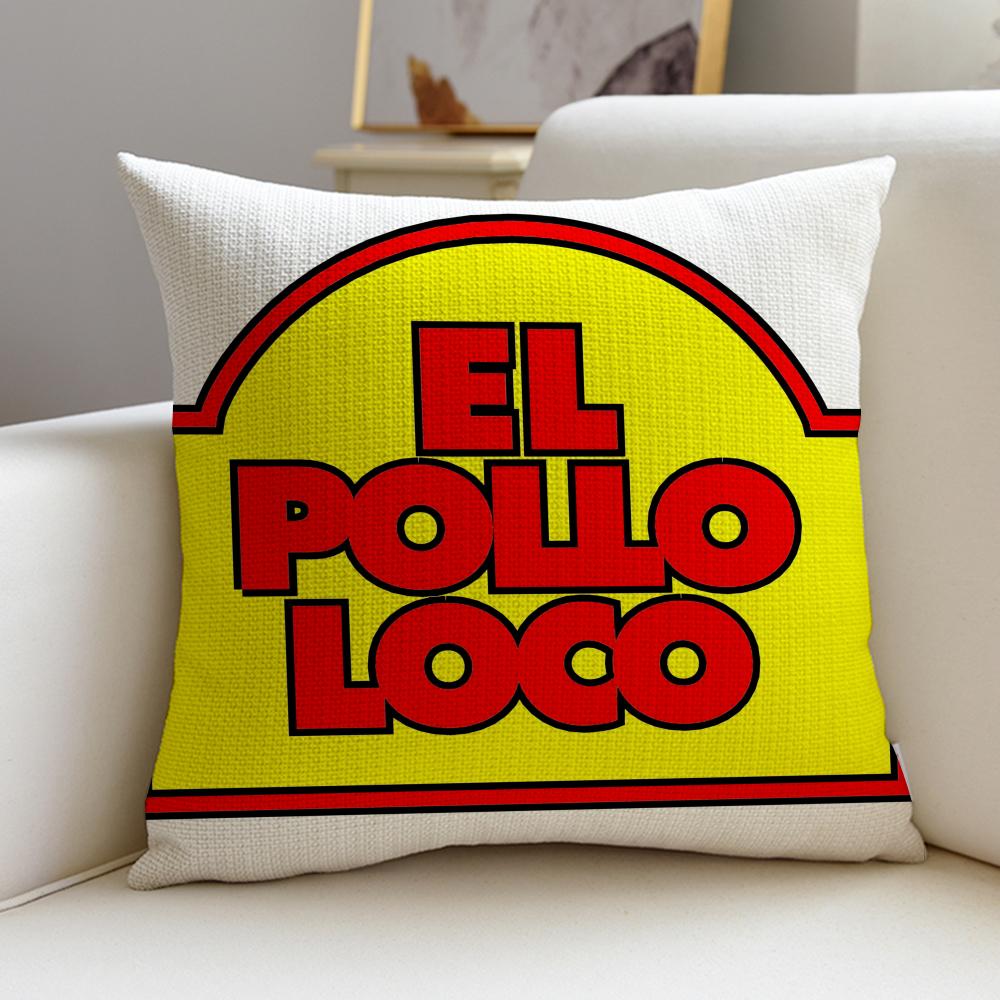 Spicy EEl Pollo LocoS Cushion Cover Breathable and skinfriendly linen pillowcase square removable and washable cushion