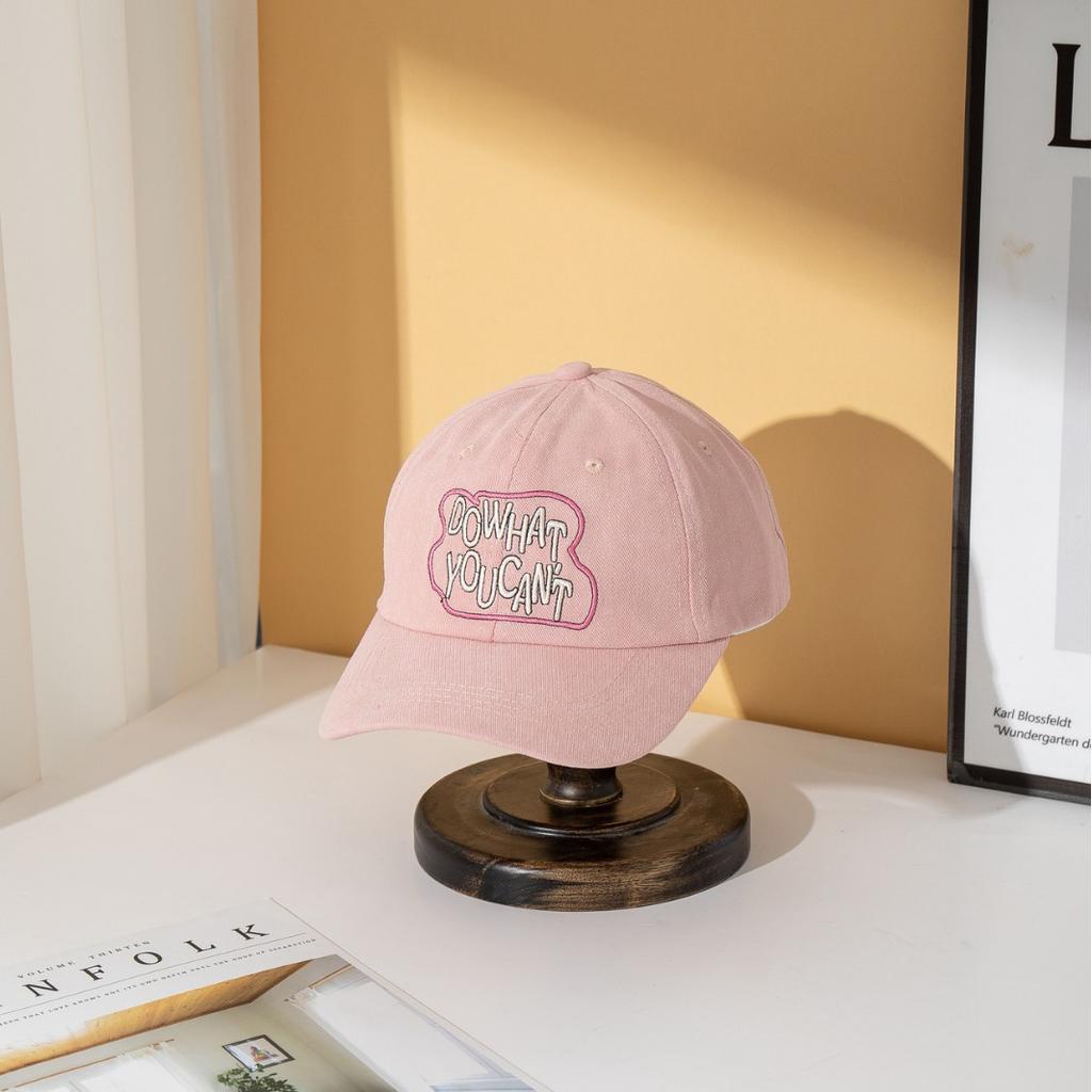 New letter embroidered breathable baseball cap sun hat versatile face cap