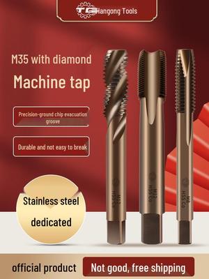 Tian Gong M35 Cobalt High-Speed Steel Reverse Thread Tap