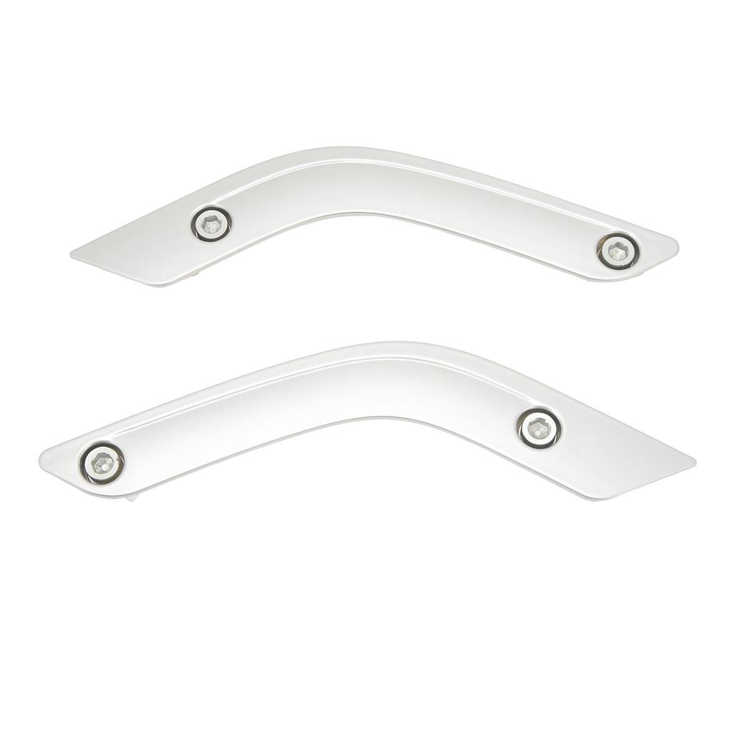 1 Paar Innentürgriff-Einsätze Abdeckung Links Rechts Innentürgriff-Zierleiste für Wrangler JK 2011 bis 2018 Silber