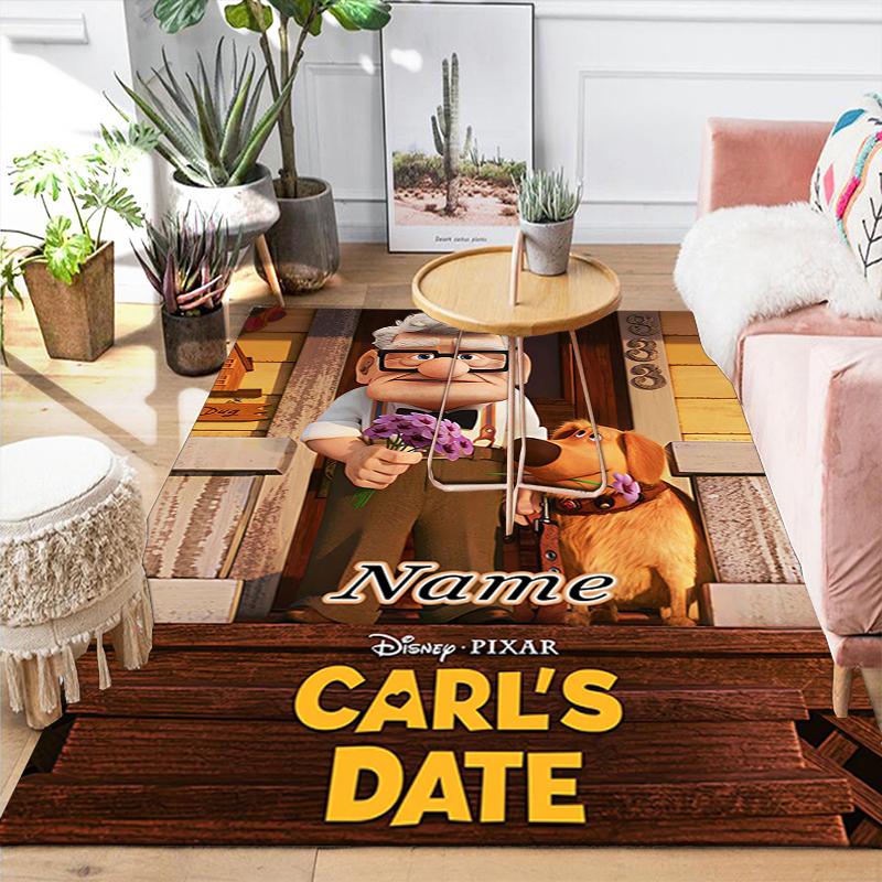 Custom 1Pc Carl'S Date Adventure Rug Office Carpet Indoor Outdoor Entrance Doormat Nonslip Soft And Comfortable Living Room D916336