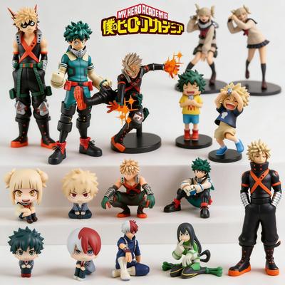 My Hero Academia Bakugo Katsuki Anime Figurka Boku No Hero Midoriya Izuku/Todoroki So/Toga Himiko Akční Figurka Model Panenka Hračka