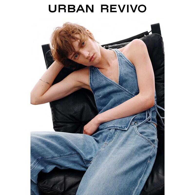 UR Women s Halter Neck Denim Shirt S