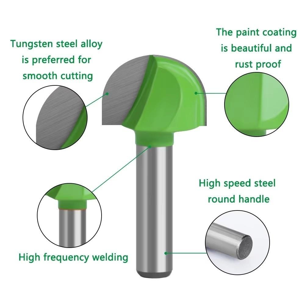 Solid Carbide Ball Nose End Mill Round Nose Round Nose Router Bit New Cove Router Bit Wood Working