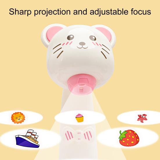 

1 комплект, прочный развивающий пластиковый детский проектор, игрушка, панда, кошка, животный дизайн, проекционная доска для рисования для детей