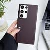 Suitable for Samsung S23ultra Metal Lens Ring Mobile Phone Case S23plus Oil-sprayed Skin Sensing S22 Solid Color Protective Case