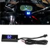 KIMISS Motorcycle Digital 2.2 * 1.2 * 0.5 Inch Blue Light Instrument Temperature Gauge Indicator