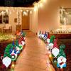 1 Stück Weihnachtsschilder aus Metall aus Schmiedeeisen, Gartenzwergdekoration für den Außenbereich, Gartenhandwerk, Rasendekoration, Gartendekoration