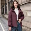Autumn Winter Thicken Warm Parka Women Casual Sweety Solid Color Big Pocket Loose Hooded Coat Jackets Outwear