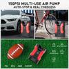 Jump Starter with Air Compressor Portable Jump Pack for Car Battery 150PSI 12V Air Pump with Air Compressor Portable Power Bank Charger LCD Display