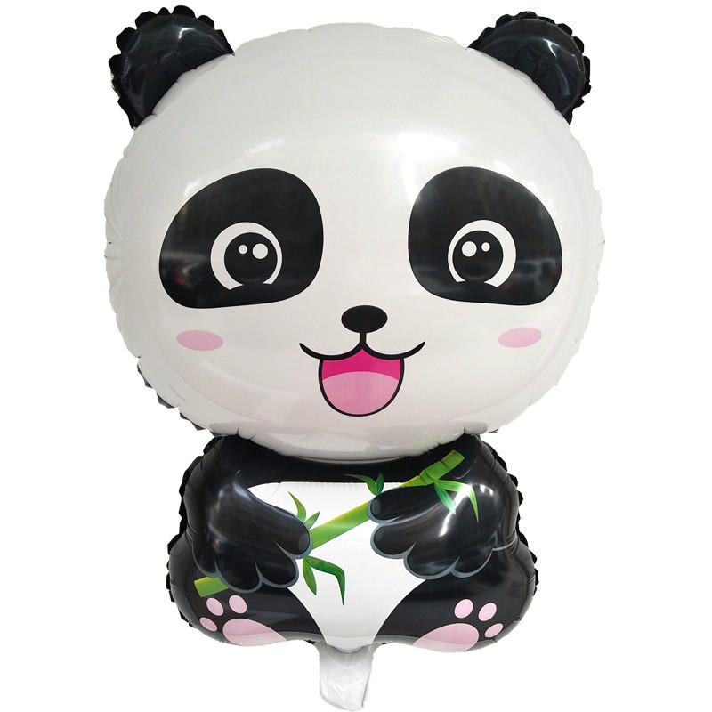 3PCS Cartoon Panda Foil Balloons Birthday Party Decoration Globos Kid Inflatable Toy