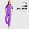 Women's Multi-pocket Medical Scrub Suit - Nurse/Doctor Uniform