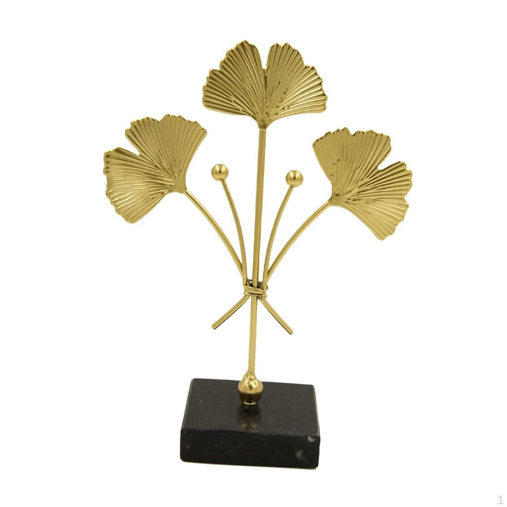 Sculpture Statue with Base Metal Decoration Home Desktop Decorations
