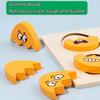 Montessori Wooden Emotion Puzzle Toy Kids Face Expression Matching Educational Sensory Thinking Early Learning Toddler Toys