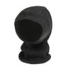 Solid Color Knitted Hooded Cap Woolen Neck Collar Beanies Cap Fashion Balaclava Hat  Outdoor
