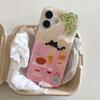 HOT Sneaky Cat Phone Case for Samsung Galaxy S26 S25 S24 S23 S22 S21 FE Ultra Plus 4G 5G Feather Texture Back Cover