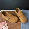 Soft Leather Thick Sole. Inner Heightening Shoes New Mori Retro Ugly Cute Soft Sole All-inclusive Boken Single