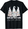 Gnome One Fights Alone Lung Cancer Awareness Unisex T-Shirt
