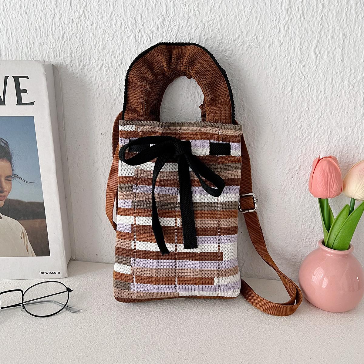 Весенне-летняя сумка на шнурке женская дорожная переносная сумка через плечо универсальная кружевная сумка-букет 2098₽