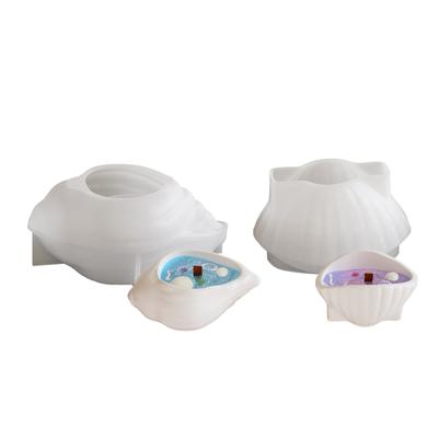 Designuri Unice Matriță Scoică Tavă Flexibilă din Silicon pentru Rășină Epoxidică Bijuterii Farfurie Suport Lumânare Depozitare Acasă Artizanat