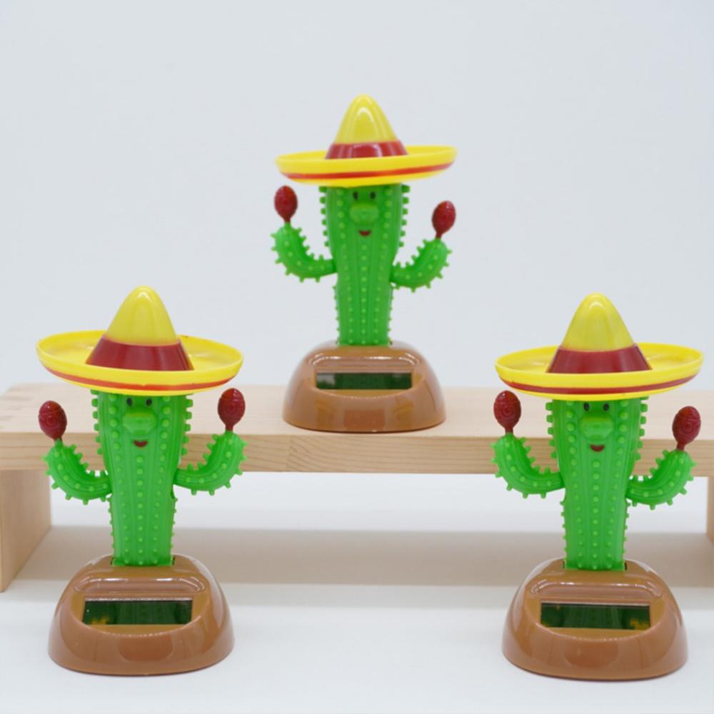 Schattig Auto Ornament, Schuddend Hoofd Ornament, Cactus Creatief Ornament, Auto Interieur Decoratie Accessoire, Woondecoratie Cadeau