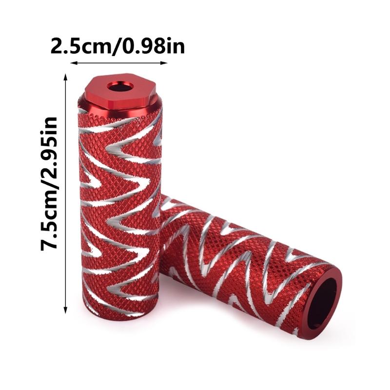 Aluminum Mountain Bike Rear Foot Pegs Stability Motor Bike Folded Footrest for Mountain Bike