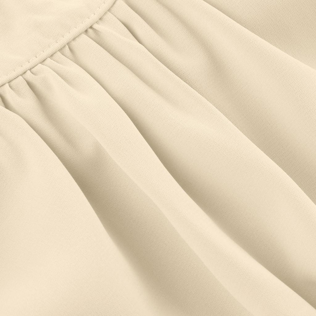 Women's And Winter Long Sleeve High Collar Bubble Long Sleeve Casual Loose Shirt Shirt