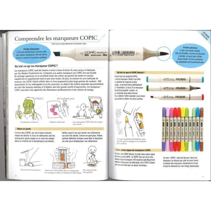 Coloring with Copic Markers from Marabout (pin)