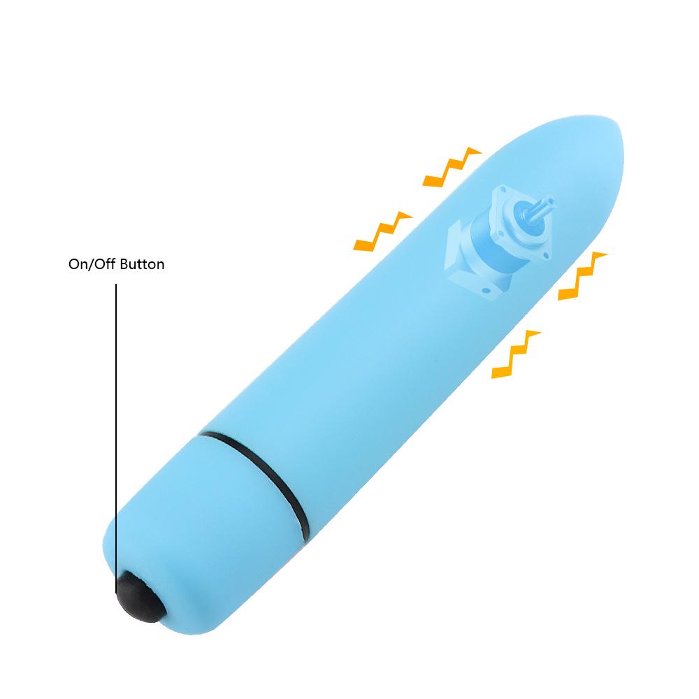 9 Colors 10 Speed Mini Bullet Dildo Vibrator Clitoris Stimulator Sex Products AV Stick Anal Sex Toys for Women