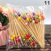 Disposable Bamboo Skewers Food Picks Buffet Cupcake Fruit Fork Party Cake Dessert Salad Vegetable Sticks Toothpick Skewer