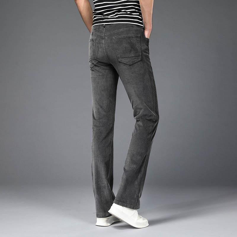 Men's Plus Size Corduroy Trousers Men's Flared Casual Pants