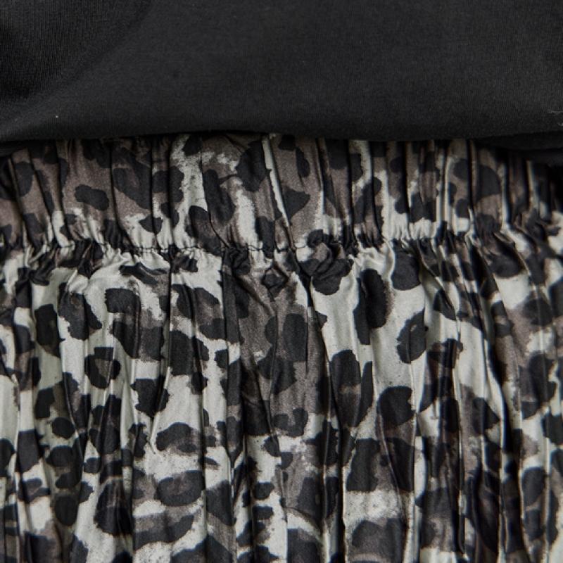 MAXZA Leopar Desenli Pileli Uzun Etek Zd08qs009on