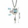 Zarte Textur Fischeranhänger Schmuck Drehbarer Griff Outdoor-Accessoire Tägliche Lässige Outfits