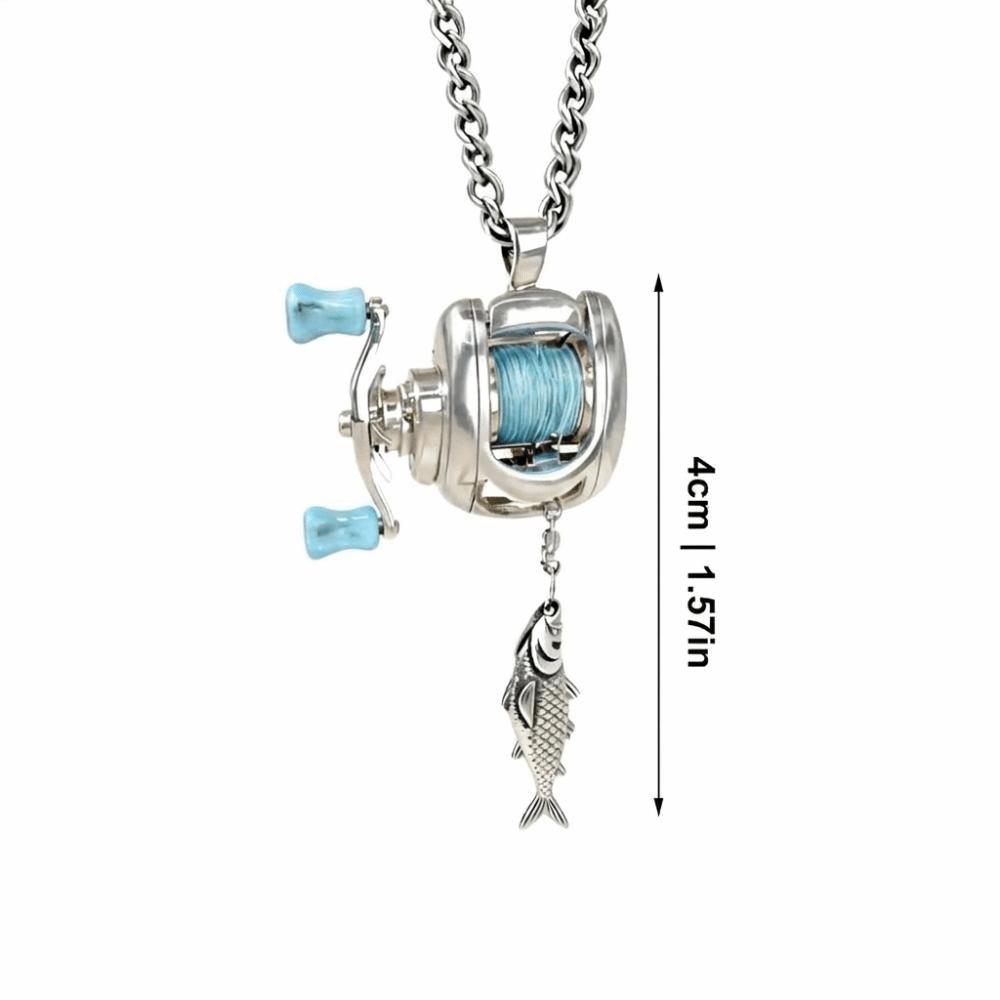 Zarte Textur Fischeranhänger Schmuck Drehbarer Griff Outdoor-Accessoire Tägliche Lässige Outfits